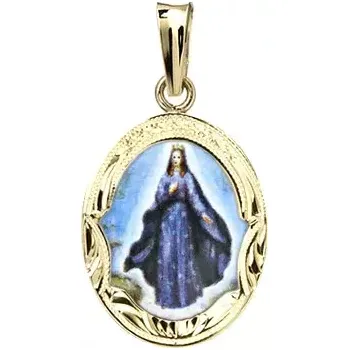 Přívěsek Aljančič Panna Maria z Pontmain přívěšek 185R zlato