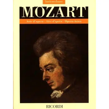 W.A. Mozart: Arie D'Opera - Airs D'Opera - Baritono/Basso (noty na klavír, zpěv)