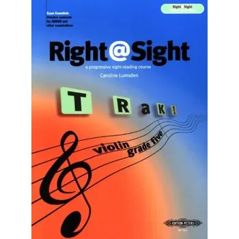 Caroline Lumsden: Right-Sight - Violin, Grade 5 (noty na housle, klavír)