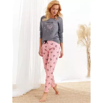 Dámské pyžamo Mela - dámské pyžamo Taro, 3XL, graphite