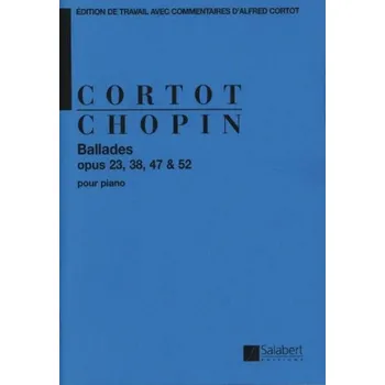 Frédéric Chopin: Ballades Op 23, 38, 47, 52 (noty na klavír)