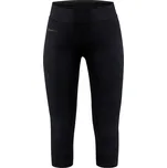 W Knickers Craft Core Dry Active Comfort dámské 3/4 kalhoty Barva: černá, Velikost: XS