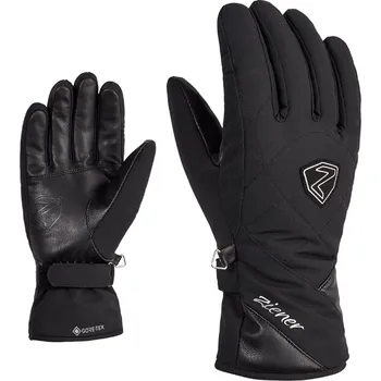 Ziener lyžařské rukavice KAMEA GTX lady glove 2023/2024 Černá 6,5 Dámské