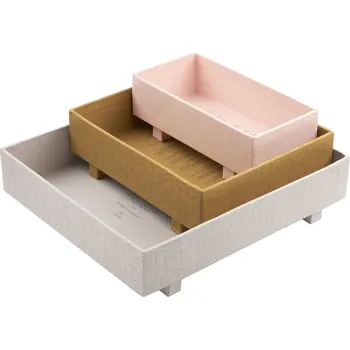 The Organic Company, Organizéry Totoru béžovo-růžové 3 ks - Formadore