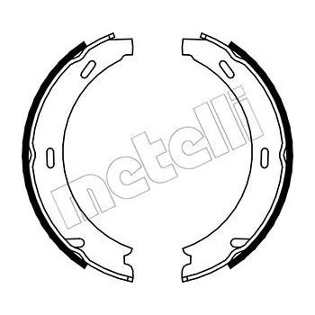 Brzdová čelist Sada brzdových čelistí, parkovací brzda METELLI 53-0233