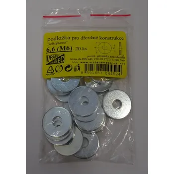 MDtools Podložky velkoplošné DIN 440, pozinkované, různé rozměry Velikost: M5