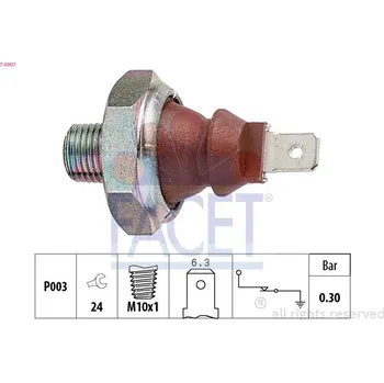 Olejový tlakový spínač FACET 7.0007