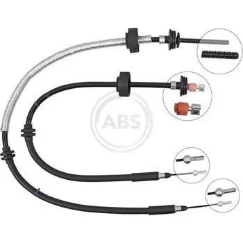 Lanko parkovací brzdy Tažné lanko, parkovací brzda A.B.S. K13832
