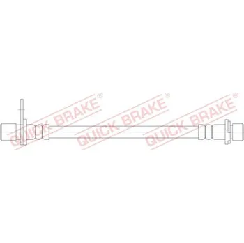 Brzdová hadice Brzdová hadice QUICK BRAKE 25.071