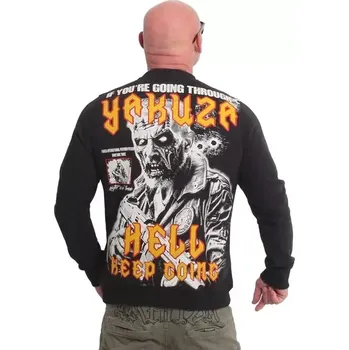 Pánská mikina Yakuza mikina HELL PB 25011 Black