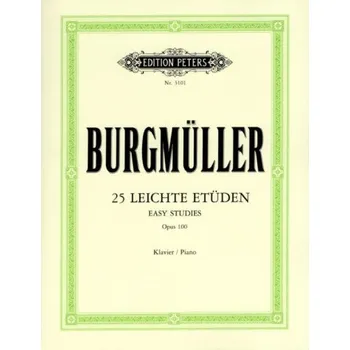 Friedrich Burgmüller: 25 Leichte Etuden Op.100 (noty na klavír)