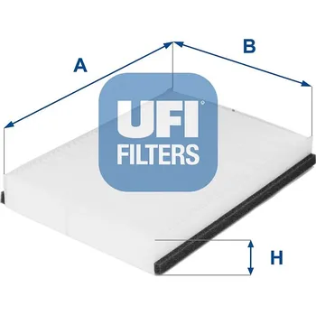 Ventilátor topení a klimatizace Filtr, vzduch v interiéru UFI 53.211.00