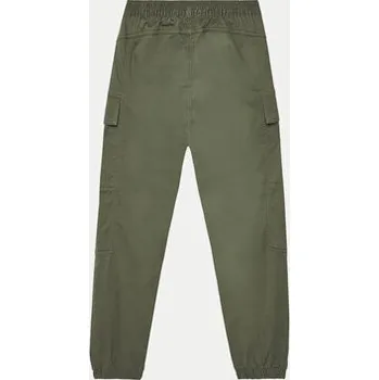 Pánské kalhoty Calvin Klein Jeans Joggers kalhoty Essential IB0IB02270 Zelená Regular Fit 14Y