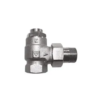 Ventil Herz Uzavíratelné radiátorové šroubení rohové RL-1-E Dimenze: 3/4"