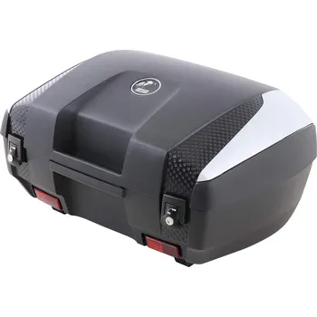 Zavazadlo na motocykl Hepco & Becker Horní kufr Hepco Becker Junior Flash 55 stříbrný