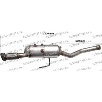 Auto-moto Opel Movano B 2.3 CDTi Filtr pevných částic DPF 1313-1