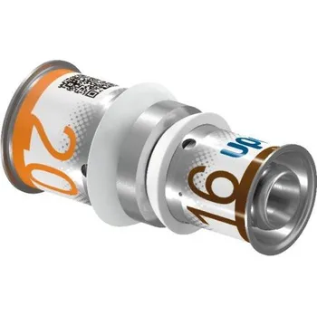 Vodovodní potrubí UPONOR MLC S-PRESS PLUS spojka 32-25mm, redukovaná, lisovací, voda, mosaz