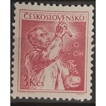 Sběratelství Známka ČSR, 3 Kčs, Pof.787**