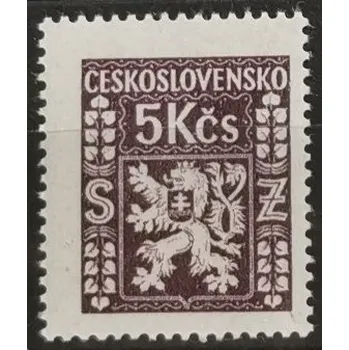 Sběratelství Známka ČSR, 40H, Pof.SL14*