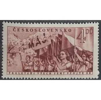 Poštovní známka Známka ČSR, 4 Kčs, Pof.652*