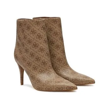 Dámské kozačky Polokozačky Guess Slinks2 FLFSK2 FAL10 Béžová 37