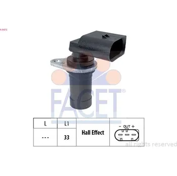 Kliková hřídel Generátor impulsů, klikový hřídel FACET 9.0472