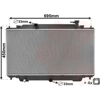 Chladič motoru Chladič, chlazení motoru AGB 45C108-1