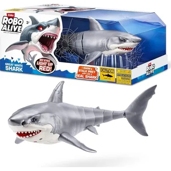 ZURU Robo Alive 71126 bílý žralok