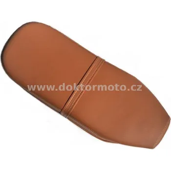 Auto-moto Sedlo úplné - rovné, světle hnědé / rezavé (ČZ, JAWA) Sport