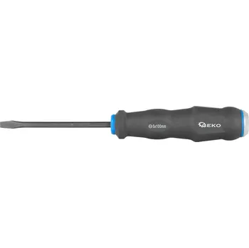 Šroubovák Šroubovák plochý rázový 5x100mm, Geko G32063