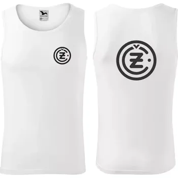 Pánské tílko Tílko Čezeta ČZ 2TI - bílá / XXL / černá