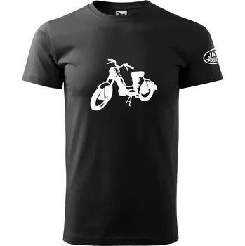 Pánské tričko Tričko JAWA pařez 10T - černá / 3XL