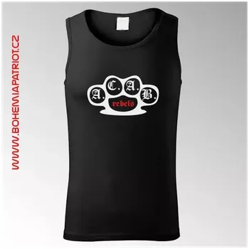 Pánské tílko Tílko ACAB - lehké tílko s potiskem - černá / M