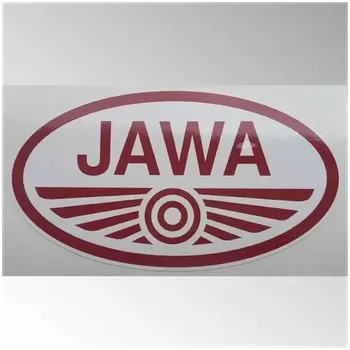 Samolepicí dekorace na vozidlo Samolepka JAWA - červená