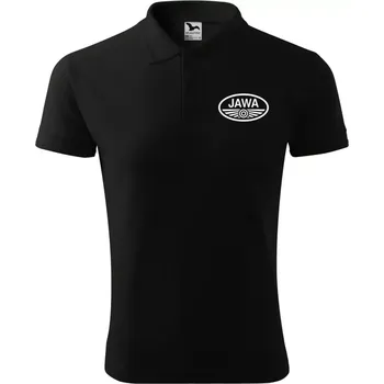 Pánská košile Polokošile JAWA 3K - černá / XL / bílá