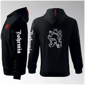 Pánská mikina PeM Mikina Český lev Bohemia 3MZ černá XL