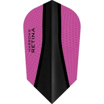 Příslušenství pro šipky Harrows letky Retina X Slim, Barva letky Black-Pink