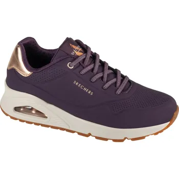 Dámské tenisky Fialové dámské tenisky Skechers Uno-Shimmer Away 155196-DKPR Velikost: 36