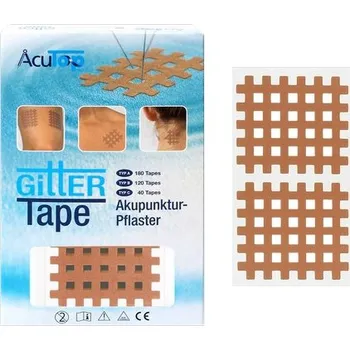 Tejpovací páska ATEX AcuTop, křížový, cross tejp, Typ B, 120 ks, béžový