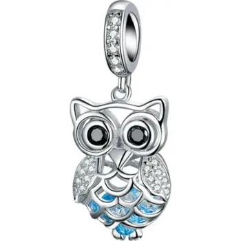 Přívěsek NUBIS® Stříbrný přívěšek korálek na náremek sovička - B0409