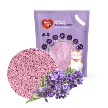 Podestýlka pro kočku HAP Tofu stelivo 2,5kg Vůně: Levandule