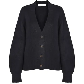 Dámský svetr Kašmírový cardigan SUPERSOFT černý M / Černá