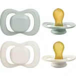 b.box Dudlíky z přírodního kaučuku 6m+ sage&vanilla 2ks