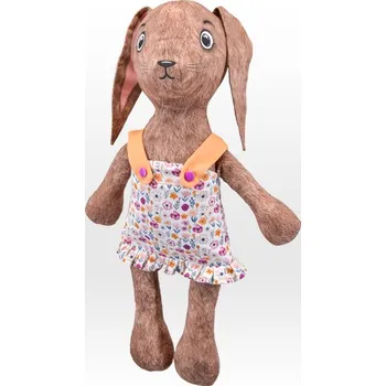 Takoy Hračka zajíček Finn - Panel na ušití z bavlny růžová