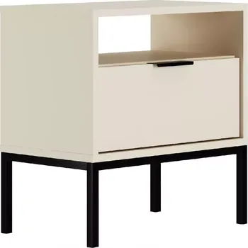 Noční stolek Noční stolek Austin kašmír/černý