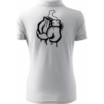 Box rukavice - Polokošile dámská Pique Polo - XL ( Bílá )