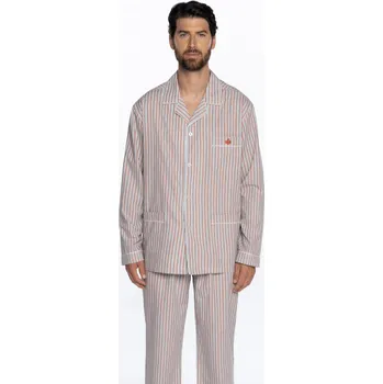 Pánské pyžamo GUASCH Pánské pyžamo EDGAR Barva: Terakota, Velikost: L