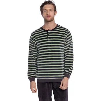 Pánské pyžamo GUASCH Pánské pyžamo MATIAS Barva: Zelená, Velikost: XXL