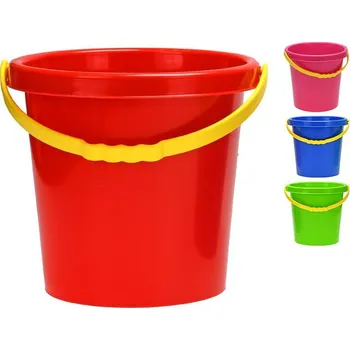 Hračka na písek Kbelík 17 cm Červená