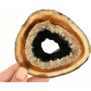 Sběratelství Achát plátek s dutinkou 92g